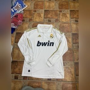 Adidas Real Madrid 2011/12  Long Sleeve Jersey Size M